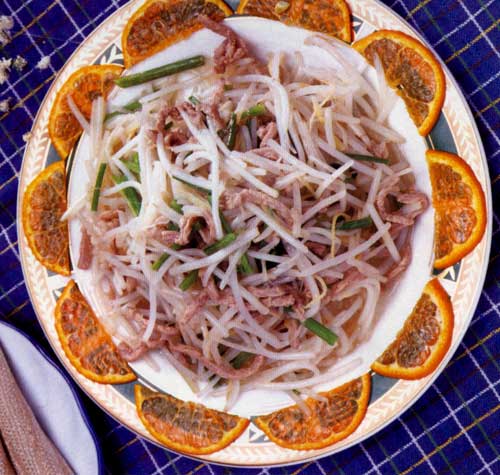 肉絲綠豆牙的做法(圖)-