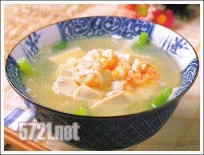 蝦仁豆腐湯的做法-
