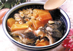 雞醬木瓜焗銀雪魚的做法(圖)-