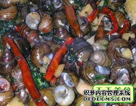 炒田螺菜譜圖片